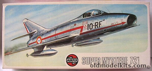 Airfix 1/72 TWO Super Mystere B.2 - French 10-RF or 12-ZQ / Israeli Air Force 325 or 708, 03020-3 plastic model kit